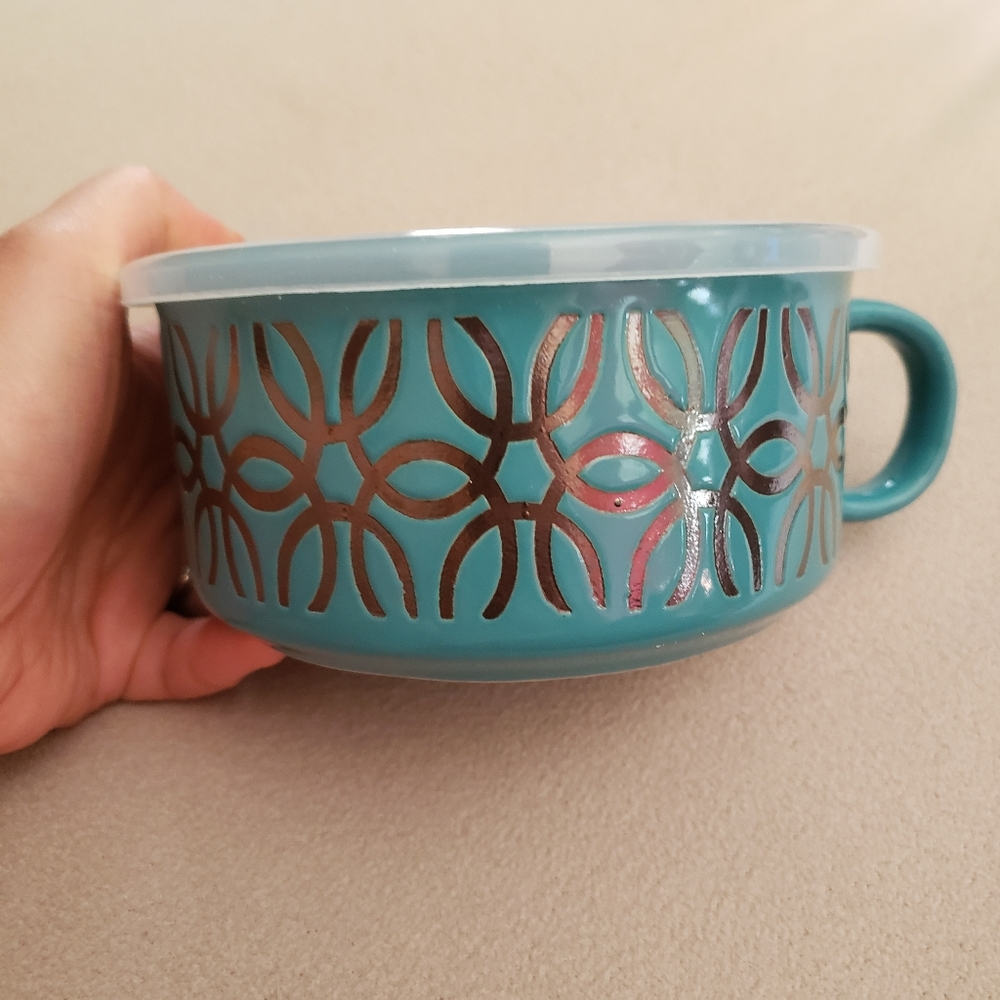 NEW Souper Mug 22 oz. Stoneware Boston Warehouse